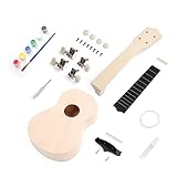 Ukulele 21 Zoll 4 Saiten Ukulele Handgefertigte Sets Machen Sie Ihr Eigenes Ukulele Kindergeschenk Mit Installationswerkzeugen