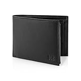 KRONIFY Atlas Herren Geldbeutel aus Leder mit RFID Schutz I...