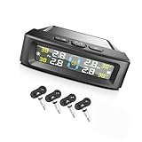 HAISENG Motorrad TPMS Solar USB Power Reifendruckmonitor Reifendrucksysteme Temperatursensoren Alarm Auto Alarm