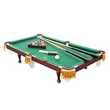 Mini-Tisch-Billard-Set – Billardspiel inklusive Spielbällen und Dreieck – tragbar und Spaß für die ganze Familie, Kinder-Billardtische für den Haushalt, klein