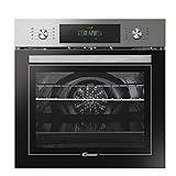 Candy FCT886X WF DE Einbaubackofen Pyrolyse und Aquactive Reinigung 70 Liter
