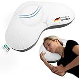 Kissen Seitenschläfer, Bezug mit innovativer Intense-Technologie, ergonomisches Nackenstützkissen, Hochwertiger Memory Foam, Orthopädisches HWS Kopfkissen Seitenschläfer vom Innovationspreisträger