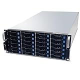 FANTEC 1873 SRC-4240X07 19' 4HE 680mm Storage Gehäuse (24x SAS/SATA Einschübe mit je 2 Status LEDs, Einschübe für 3,5' und 2,5' Datenträger, USB 2 Anschluss, 2x 80mm Lüfter)