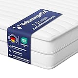 Träumegut24 AquaFlex 7-Zonen Matratze 160x200 cm | H2&H3 | Ergonomische Kaltschaummatratze | Hypoallergen & Antibakteriell | Bezug abnehmbar & waschbar | Oeko-TEX® | (19cm, 160 x 200 cm)