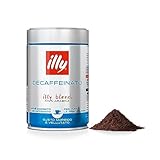 illy Gemahlener gerösteter entkoffeinierter Kaffee, 250 g