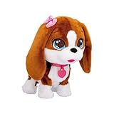 Club Petz Susy Interaktiver Plüschhund, lustig und weich, singt, Tanzt und reagiert auf +20 Sprachbefehle, Spielzeug Geschenk für Jungen und Mädchen ab 4 Jahren, italienische Sprache