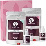 Wimpanista® Wimpernverlängerung Set, Wimpanista Lash Primer (Haftverstärker) mit dem Wimpanista Wimpernkleber Expert Black PRO (Super Bond)