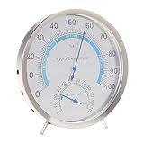 Innen Und Außenthermometer Hygrometer 2-in-1-Temperatur Und Luftfeuchtigkeitsmesser Analoges Hygrometer Für Zuhause Büro Temperatur Und Luftfeuchtigkeitsmonitor Für Drinnen Und Draußen