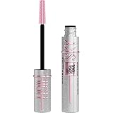 Maybelline New York Lash Sensational Space Diamond, silber glitzernde Topcoat für ein schimmerndes Augen-Make-Up, Extreme Länge & volles Volumen, Intensiver Look, Sky High, 8 ml
