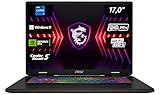 MSI Sword 17 HX, Gaming Laptop, 43,2 cm (17,0') QHD+, Intel Core i7 Prozessor 14700HX, 16 GB DDR5 RAM, 1 TB SSD, NVIDIA® GeForce RTX™ 4060, Windows 11 Home, QWERTZ Tastatur, Schwarz, B14VFKG-038