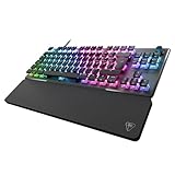 Turtle Beach Vulcan II TKL Pro - Magnetisch-mechanische RGB-Gaming-Tastatur, Analoge Halleffekt-Schalter, Medientasten, Handballenauflage, Aluminium-Abdeckplatte