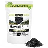 Hawaii Salz, schwarzes Salz, Lava Salz, Vulkan Salz, 250g...