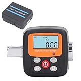 Goyojo Digitaler Drehmomentschlüssel 0,6-200 Nm - 1/2' Adapter mit großem Display, Licht - und Tonwarnung