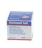 Elastomull haft Binde, elastische Fixierbinde, selbsthaftend Schnellverband, 4 cm