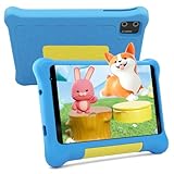 Freeski Tablet für Kinder, 7 Zoll Tablet für Kinder, Android 13 Tablet, 5GB+32GB, IPS HD, WiFi, Bluetooth, Dual Camera, Child Safety, Kidoz installiert mit Schutzhülle (Blau)