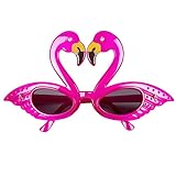 Boland - Partybrille für Erwachsene, Kunststoff, Spaßbrille, ohne Sehstärke, Sonnenbrille, Bad Taste Party, Mottoparty, Karneval, Rosa
