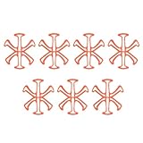 Clyictz Fahrradhelm, Silikonhelm, 6 Krallen, Innenpolster, Anti-Druck, atmungsaktiv, tragbar, Fahrradausrüstung, einfache Installation, Orange