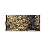 ZooPaul Aquarium Rückwand 3D 100x40cm 100x50cm 100x60cm Terrarium Hintergrund Fels Stein Wurzel Struktur Amazonas NEU