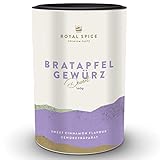 Royal Spice Bratapfel Gewürz 140g - Aromatische herbstlich-winterliche Gewürzmischung verfeinert & würzt perfekt - Für Bratapfel, Kaiserschmarrn, Grießbrei, Milchreis, Heiß-Getränke & Joghurts