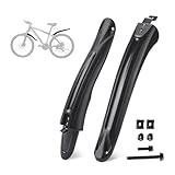 VODHXA Fahrrad Schutzblech Set für Giant Talon 3, Einstellbar Vorne Hinten Mudguard Schutz für 24-29 Zoll MTB Rennrad, Spritzwasser Schmutz, Schnelle Demontage,A