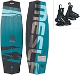 Mesle Wakeboard-Set Liberty 128 cm mit Onset Bindung Junior, Package für Kinder/Jugend, Board für Anfänger und Fortgeschrittene, Körpergewicht 20 bis 50 kg, blau schwarz