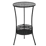 vidaXL Bistrotisch Vintage-Stil Rund Metall Stehtisch Bartisch Gartentisch