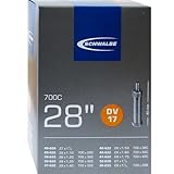 Schwalbe Fahrradschlauch DV17 mit Blitzventil ~ 28' ~ 37-622 mm (28 x 1 3/8 x 1 5/8 Zoll) (28 x 1.40 Zoll)