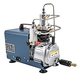 Druckluftkompressor 1800W Elektrische Hochdruck Luftkompressorpumpe 2800r/min 4500psi Druckluft Kompressor, Wasserkühlung, für Lecksuche, Luftdichtheitstest, Rohrleitungsdrucktest