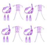 BESTonZON 4 Sätze -neoprenanzug Puppenzubehör Poolspielzeug Tauchspielzeug Pool-party-spielzeug Sommerspielzeug Für Den Pool Spielzeug Für Schwimmbecken Plastik Violet