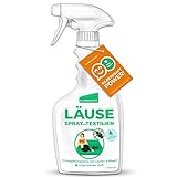 Silberkraft Läusespray für Textilien, Umgebungsspray, Läuse-Ex-Spray für die Umgebung, Mittel gegen Nissen, mit Zitronenduft (500 ml)