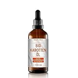 BIO Karottenöl 100 ml || Hautöl || 100% rein, kaltgepresst || aus deutschen Karottenwurzeln || für alle Hauttypen geeignet || vegan || tierversuchsfrei