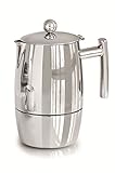 Karl Weis Espressokocher, Edelstahl, Silber, 3-4 Tassen