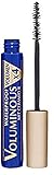 L'Oréal Paris Wasserfeste Mascara, Schwarze Wimperntusche für 4x mehr Volumen und kräftige Wimpern, Voluminous Waterproof, Nr. 00 Waterproof Schwarz, (1 x 7.4) ml (1er Pack)