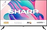 SHARP 40FD2E Full HD Smart TV, (101 cm/40 Zoll, Roku TV nur in Deutschland verfügbar, Rahmenlos, HDR10, Dolby Digital)