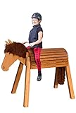 Wildkinder Holzpferd für Draußen - Spielpferd und Pferd...