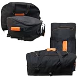 LANCO Automotive Dachbox Taschen Set (Extrem Robustes Material, Tragegriffe zum einfachen Be- und Entladen, Leichtgängige Reißverschlüsse, klick-Befestigung, Verwendbar als Rucksack & Reisetasche)