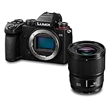 Panasonic LUMIX DC-S5E-K S5 Full Frame spiegellose Kamera mit 50 mm F1.8 Objektiv, 4K 60P Videoaufnahme mit Flip Screen und WLAN, L-Halterung, 5-Achsen Dual I.S, (schwarz)