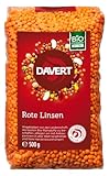 Davert Ganze Rote Linsen (1 x 500 g) - Bio
