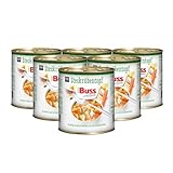 Buss Fertiggerichte – Klassischer Steckrüben-Eintopf aus der Dose – Deftiger Suppentopf mit Kartoffeln und Schweinefleisch – Fertiggerichte für die Mikrowelle in Konserven lange haltbar – 6 x 800 g