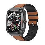 Fhkpsqkcn ET550 Smartwatch Herren Damen Fitness Uhr Sport Hohe Auflösung Unterstützung Multi Sportmodi