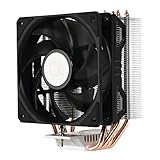 Cooler Master Hyper 212 EVO V2 CPU Kühler mit LGA1700 Halterung, Prozessorlüfter mit versetzten Kühlkörper, 4 Direktkontakt-Heatpipes, X-Vents Design, 120mm SickleFlow-Lüfter