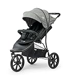 Knorr Baby Joggy S, Babyjogger, Kinderwagen, Jogger, Dreirad, Kinderbuggy mit Einhandfaltsystem, Liegefunktion, Schwenkrad, bis 25 kg belastbar (Sitz 22 kg, Korb 3 kg), klappbar – Grau Melange