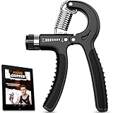 Unterarmtrainer - 5-60 kg Verstellbarer Handtrainer mit E-Book - unterarm trainingsgerät verbesserte Kraft & Grip: Handgelenk Arm Unterstützung & Grip-Rehabilitation