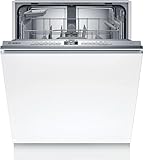 BOSCH SMV4HTX00E Geschirrspüler Serie 4, vollintegrierte Spülmaschine mit Besteckkorb, 60 cm, Home Connect, Extra Trocknen, Flex Körbe, Rack Matic, Silence Plus