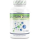L-Lysin 2000-365 Tabletten - 1000 mg pro EINER Tablette -...
