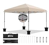 Sekey Premium Pop Up Pavillon 3x3 Wasserdicht Stabil...