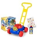 PUSTEFIX Bubble-Mower Rasenmäher I Seifenblasen Kinder Set...