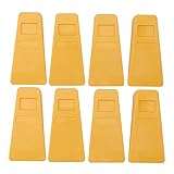 PODSJD Fällkeil 8 Stück, Kunststoff Spaltkeile 14cm, leicht & robust - Effiziente Baumfällung, sicheres Forst - Zubehör für Holzarbeiten & Fällheber