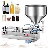 Halbautomatische pneumatische Flüssigkeitsfüllmaschine für Getränke, Wasser, Säfte, Milch und Alkohol – effiziente und einfache Bedienung