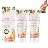 Feuchtigkeitsspendende Handlotion trockene rissige Haut Pflegende Handcreme mit Sheabutteröl Reisegröße Intensiv moisturizing Handbalsam gepflegte Hände Leichte tägliche Feuchtigkeitslotion (2pcs)